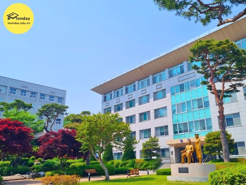 Khung cảnh trường Đại học Seojeong Hàn Quốc