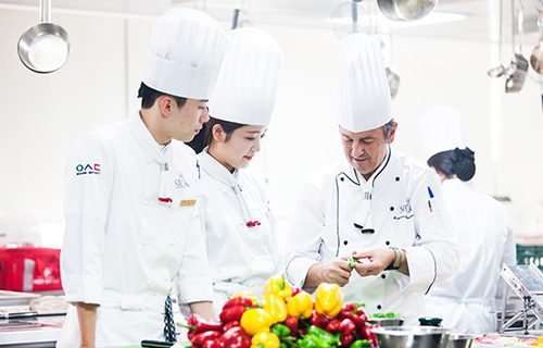 Sinh viên ngành nấu ăn ở Hàn Quốc
