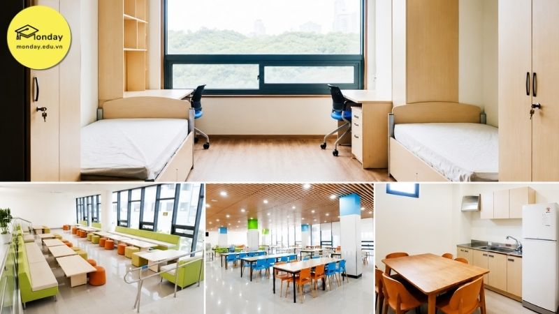 Ký túc xá khang trang và hiện đại của trường Đại học Gachon