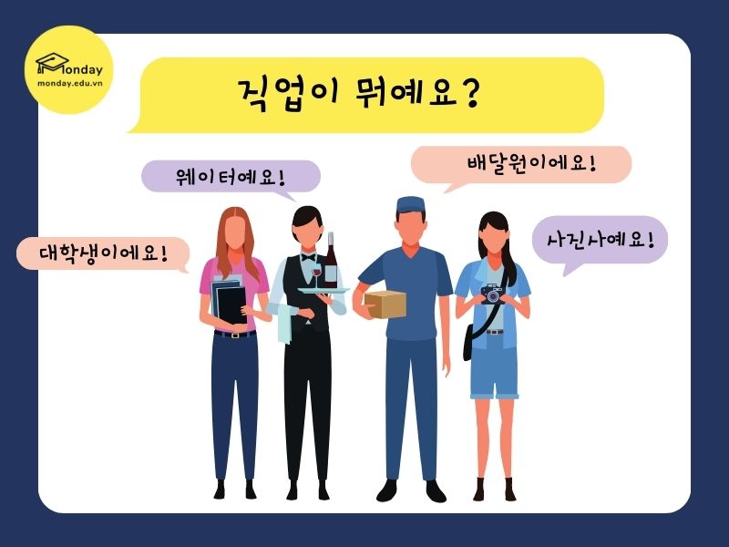 Mẫu câu giao tiếp tiếng Hàn về nghề nghiệp, công việc