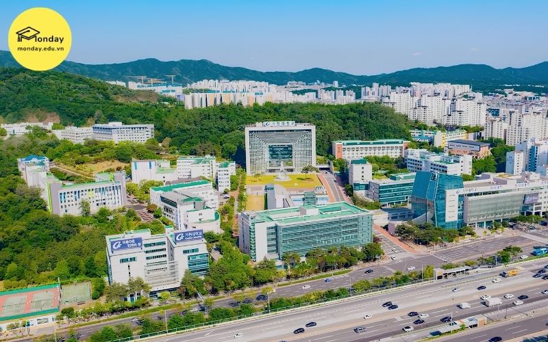 Toàn cảnh trường Đại học Gachon