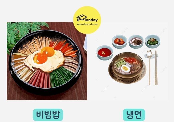 Từ vựng tiếng hàn về món ăn nổi tiếng Hàn Quốc