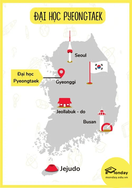 Bản đồ Đại học Pyeongtaek