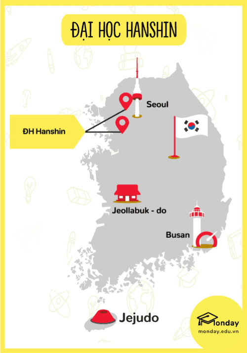 Bản đồ Đại học Hanshin