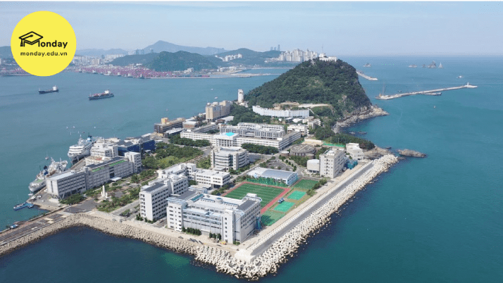 Toàn cảnh Đại học Hàng hải và Đại dương Hàn Quốc