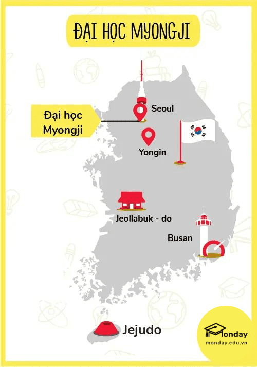 Bản đồ Đại học Myongji 