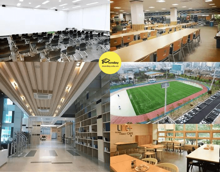 Đại học quốc gia Pukyong trang bị cơ sở vật chất tốt nhất để phục vụ cho việc học tập của sinh viên
