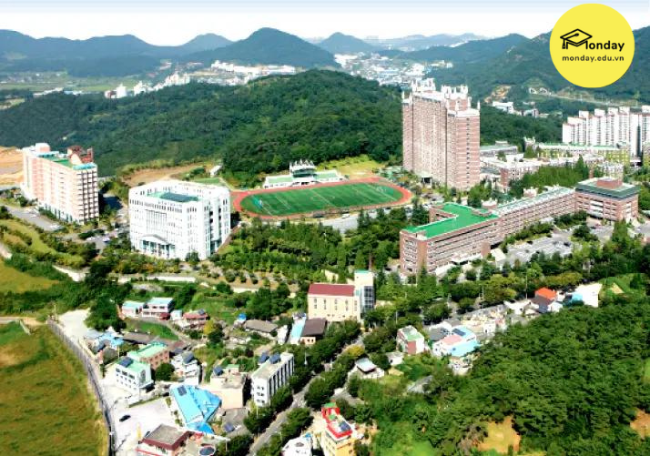 Đại học Gwangju nhìn từ trên cao