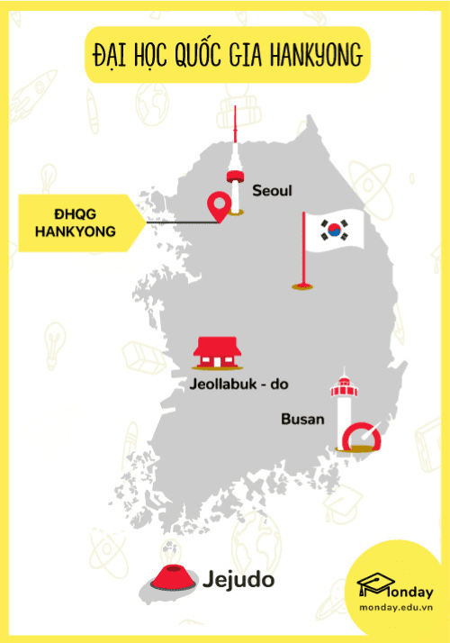 Bản đồ Đại học Quốc gia Hankyong