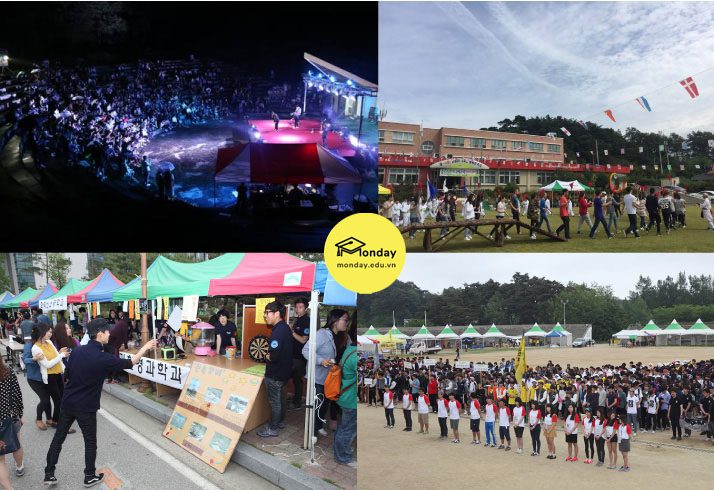 Một vài hoạt động ngoài giờ của sinh viên trường Đại học Quốc gia Gangneung Wonju