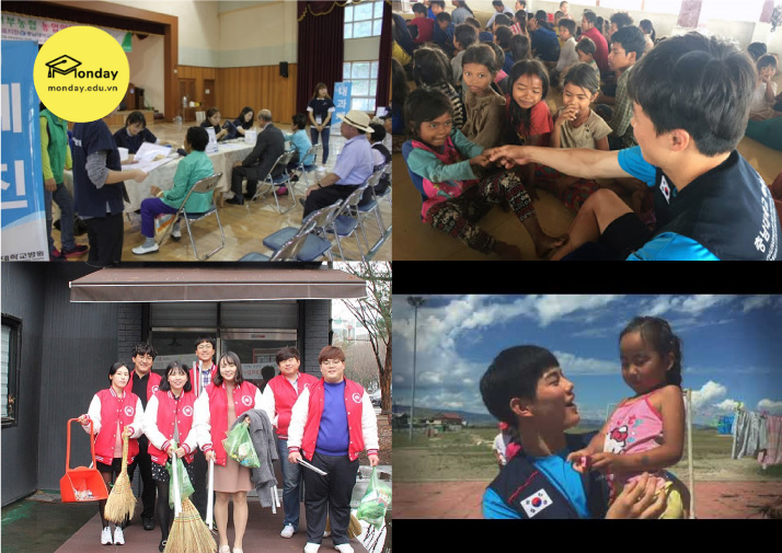 Hoạt động tình nguyện Đại học Quốc gia Chungnam