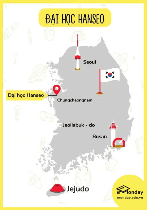 Bản đồ đại học Hanseo