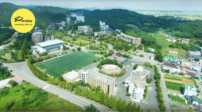 Toàn cảnh Đại học Howon nhìn từ trên cao