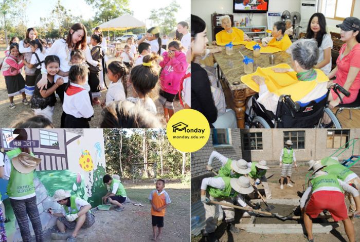 Sinh viên Đại học Keimyung tích cực tham gia hoạt động tình nguyện
