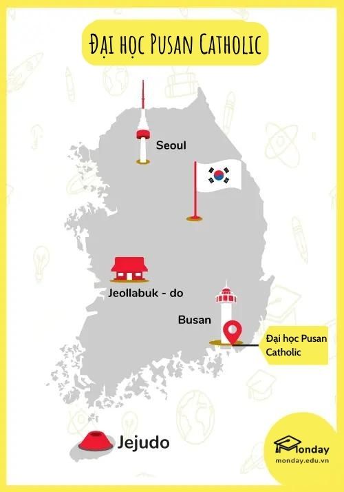Bản đồ Đại học Busan Catholic