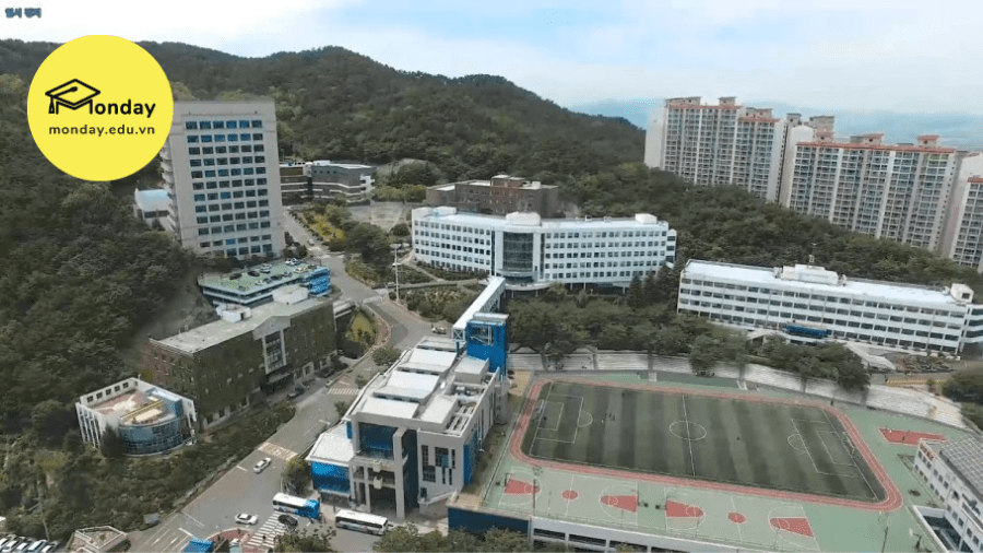 Viện Khoa học và Công nghệ Busan nhìn từ trên cao