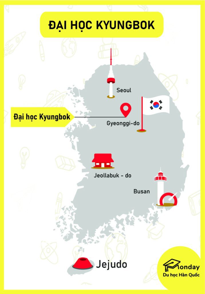Bản đồ trường đại học Kyungbok