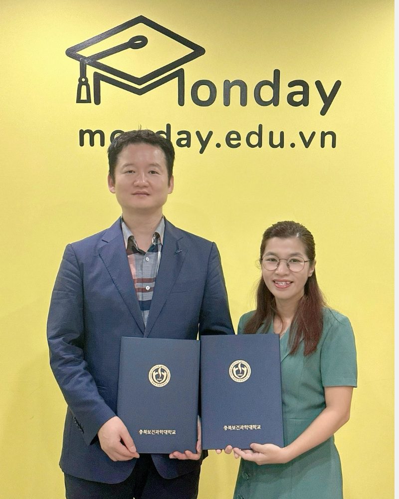 Trường Đại học Khoa học và Sức khỏe Chungbuk hợp tác cùng Monday