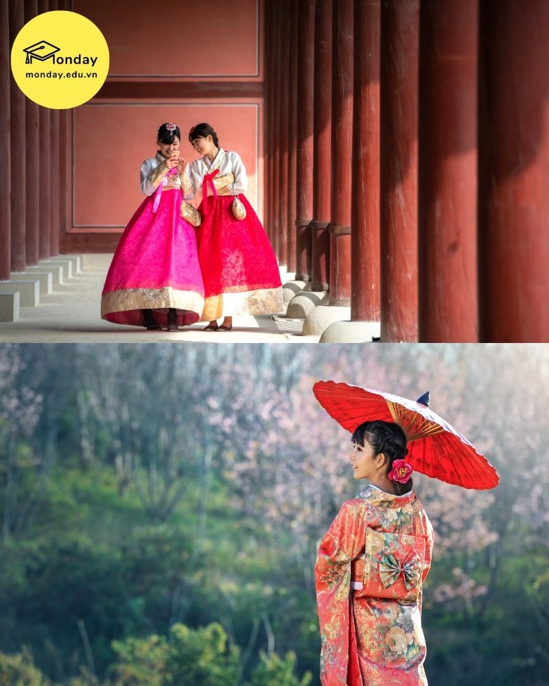 Nền văn hóa Hàn Quốc và Nhật Bản có nét tương đồng